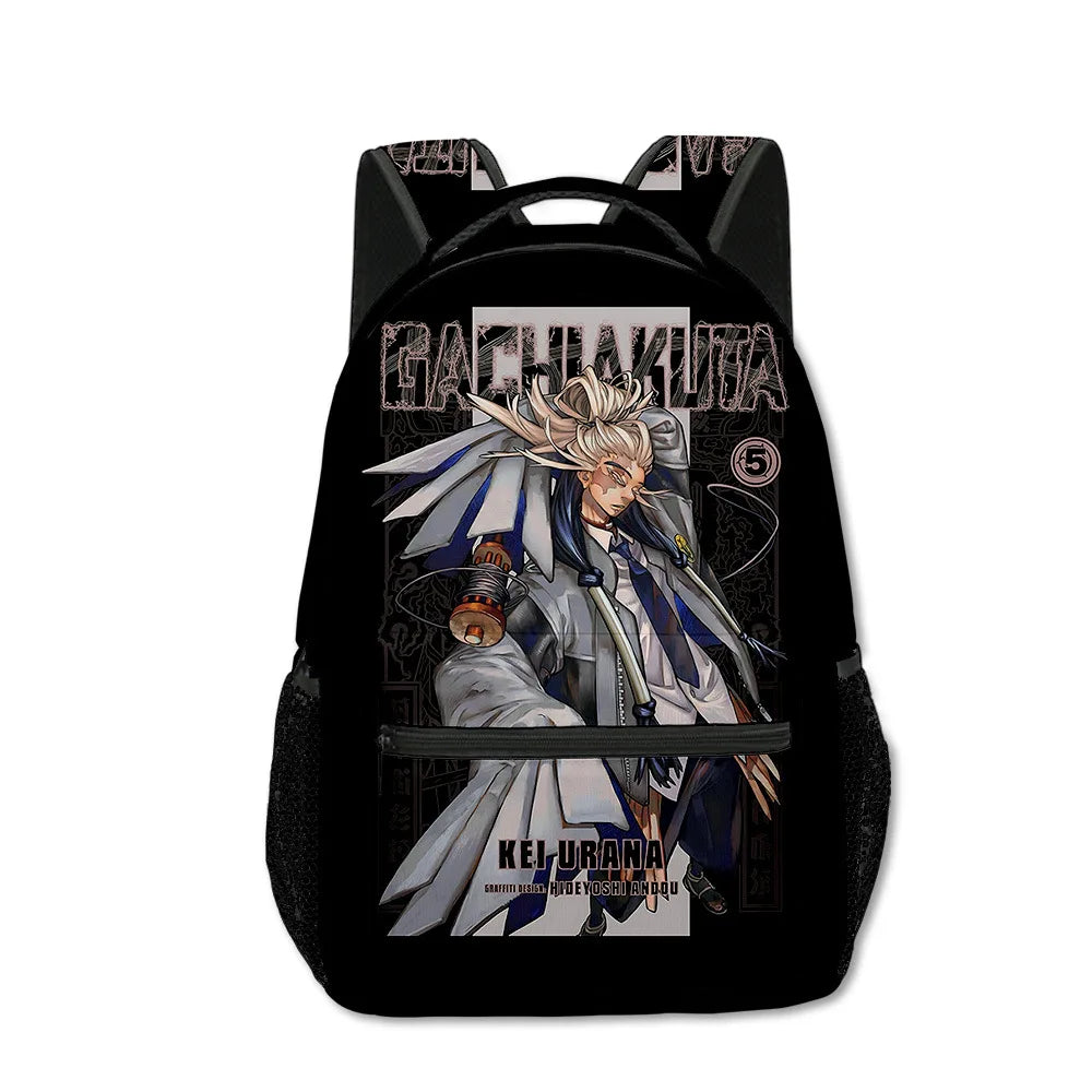 Trendy Popular Novelty Gachiakuta student Bookbag Notebook Backpacks 3D Print Oxford Waterproof Boys/Girls Travel Backpacks