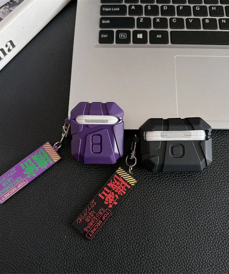 EVANGELION Earphone Case for AirPods 1 2 3 Pro 2 Case Anime Earphone Protective Cover for AirPods 4 Drop-resistant Shell