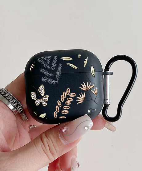 Anime Leaves Pattern Earphones Case for Airpods 1/2 4 3 for Airpod Pro and Pro 2 Protective Cover Gift for Lover Family Friends