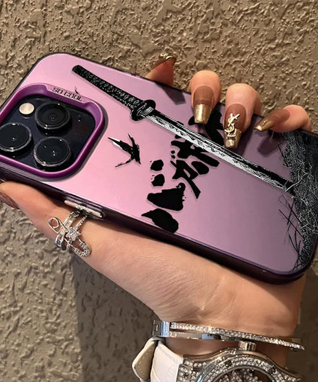 Comics Vagabond Samurai Case for iPhone SE4 16E 16 15 14 13 12 11 Pro Max XS X XR Plus 8 7 SE Plating Matte Cover