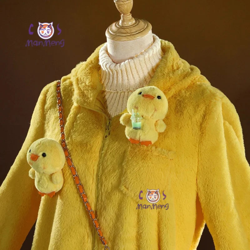 Tracy Reznik Mechanic Identity Ⅴ cosplay Sally costume Hat backpack sweater jacket skirt prop Halloween sweet girl yellow set