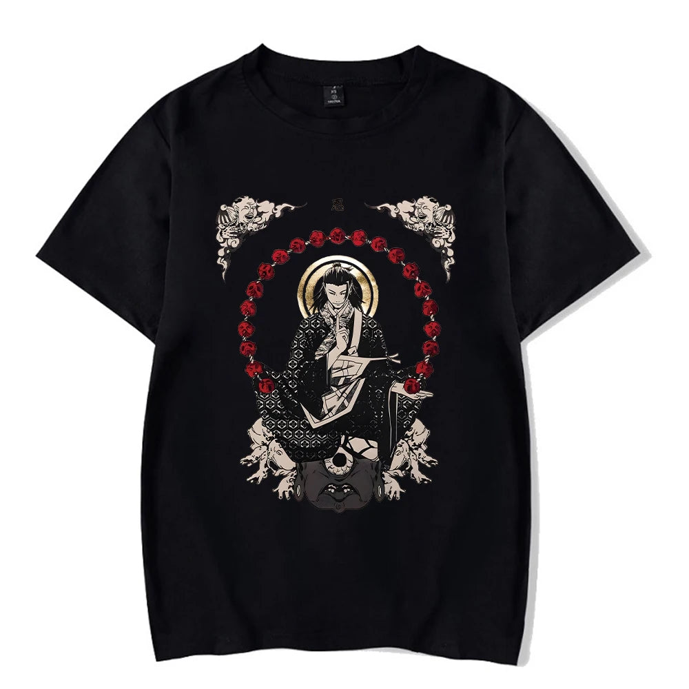 Jujutsu Kaisen Vintage Geto Suguru Oversized T-Shirt – Retro Streetwear Anime Tee