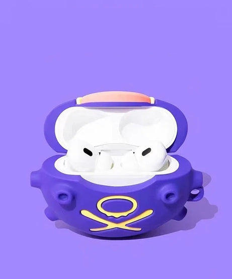 Koffing Pokémon AirPods Case – 3D Silicone Cover with Keychain for AirPods 1 2 3 & Pro