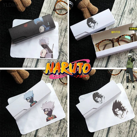 Naruto Sasuke Glasses Case Fashion Simplicity Portable Sunglasses Box Bag Carry Bag Accessories Eyeglasses Case Glasses Bag Gift