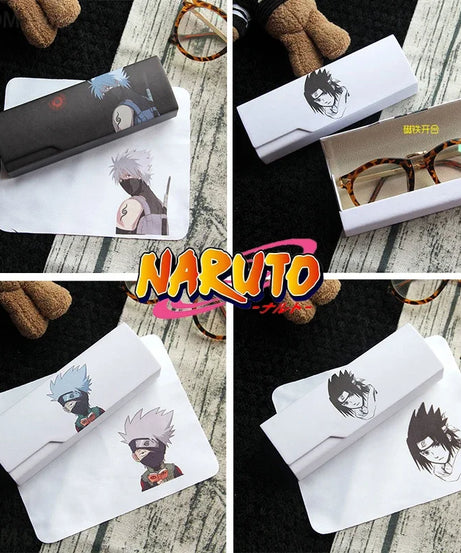 Naruto Sasuke Glasses Case Fashion Simplicity Portable Sunglasses Box Bag Carry Bag Accessories Eyeglasses Case Glasses Bag Gift