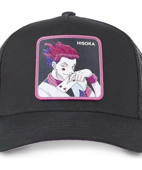 Hunter x Hunter Trucker Hat – Killua, Gon & Hisoka Anime Cap