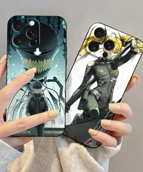 Anime K-Kaiju No. 8 Cool For iPhone 15 14 13 12 11 XS XR X 8 7 SE Pro Max Plus Mini Black Soft Phone Case