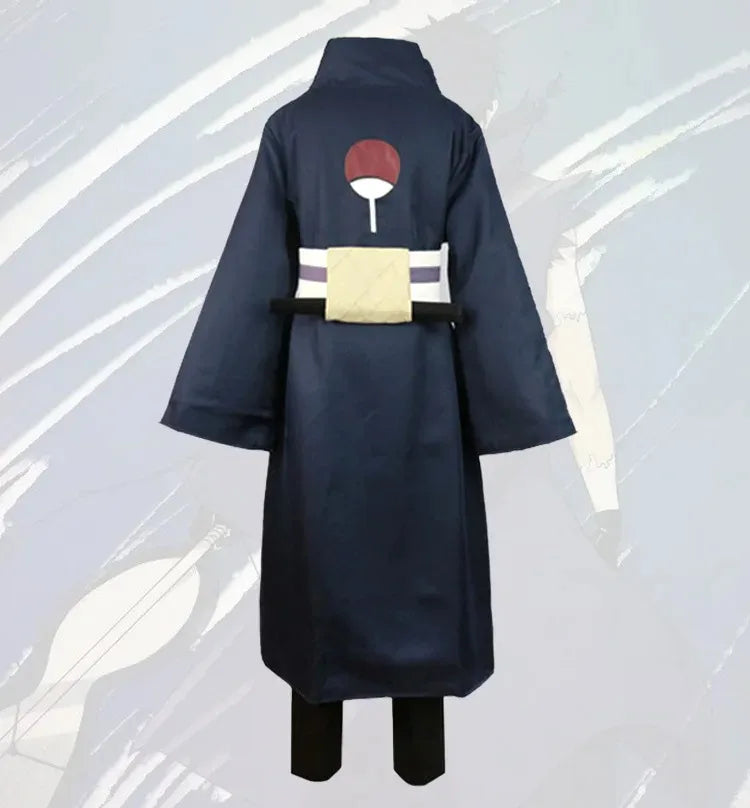 Naruto Uchiha Obito Cosplay Costume — Kimono Robe 4
