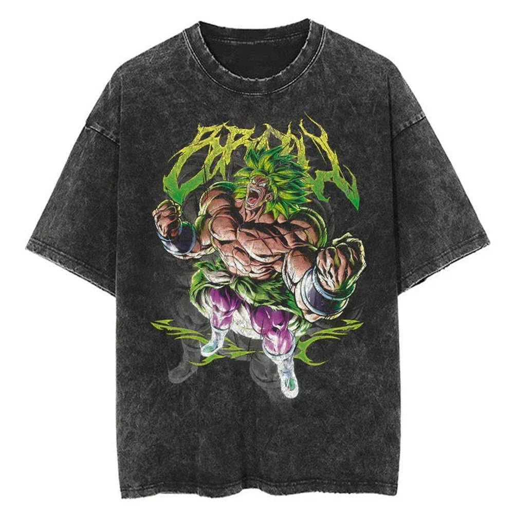 Dragon Ball Oversized Vintage T-Shirt – Streetwear Cotton Tee