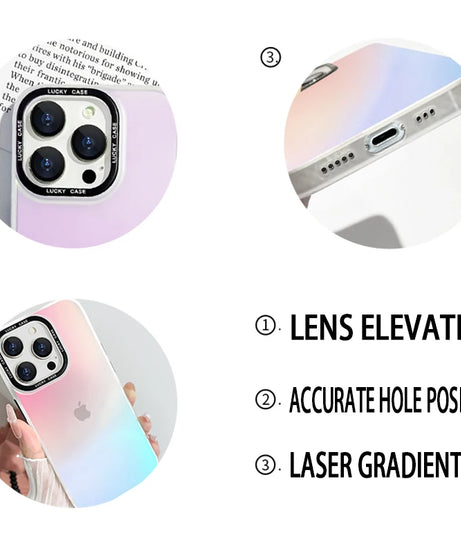 Goku & Gohan Laser Gradient Case – Dragon Ball iPhone 7–15 Pro Max