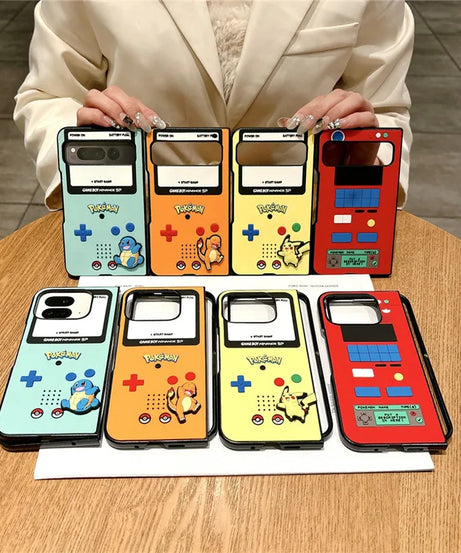 Pokémon Flip Case – Pikachu, Charmander & Squirtle | Google Pixel Fold Series