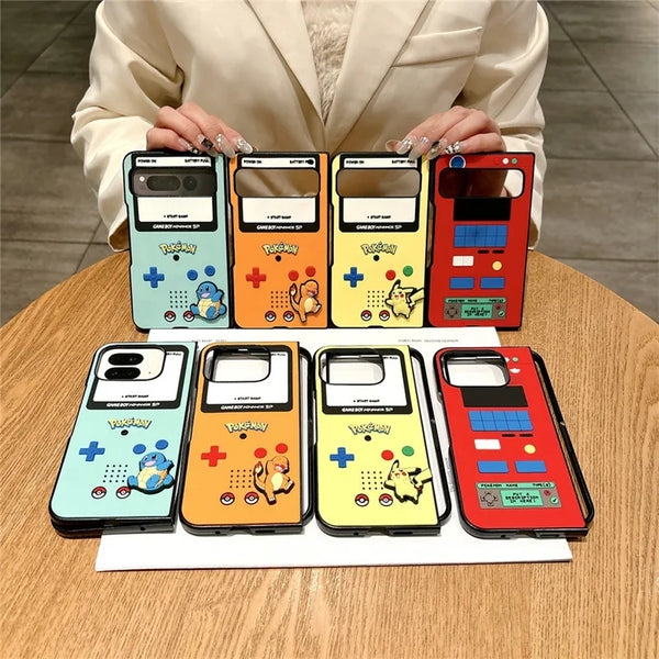Pokémon Flip Case for Google Pixel Fold — Pikachu, Charmander & Squirtle