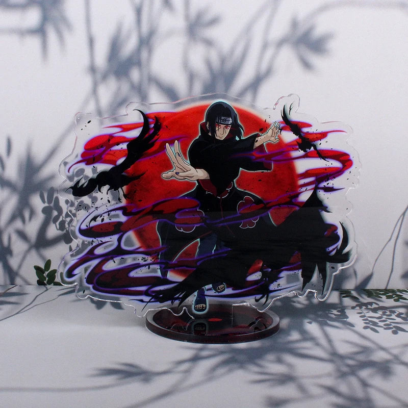 Anime Acrylic Stand Character Model Board Table Decoration Key Chain Kakashi Itachi Sasuke Lady Gift Jewelry Accessories
