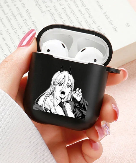 Anime Chainsaw Man Airpods Case for Apple Airpods Pro 2 1 2 3 Protective Denji Makima Aki Pochita Airpods Pro Case