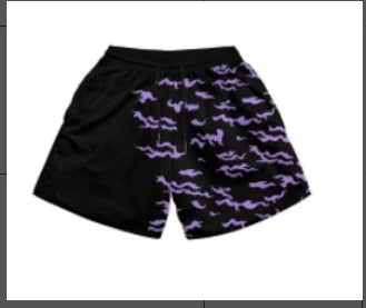 Baki Hanma Anime Shorts – Men's Streetwear Beach Shorts with Elastic Waist