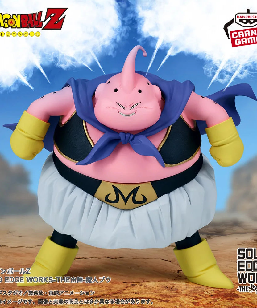 Original BANPRESTO Majin Buu Figure – Dragon Ball Z Solid Edge Works Collectible Toy