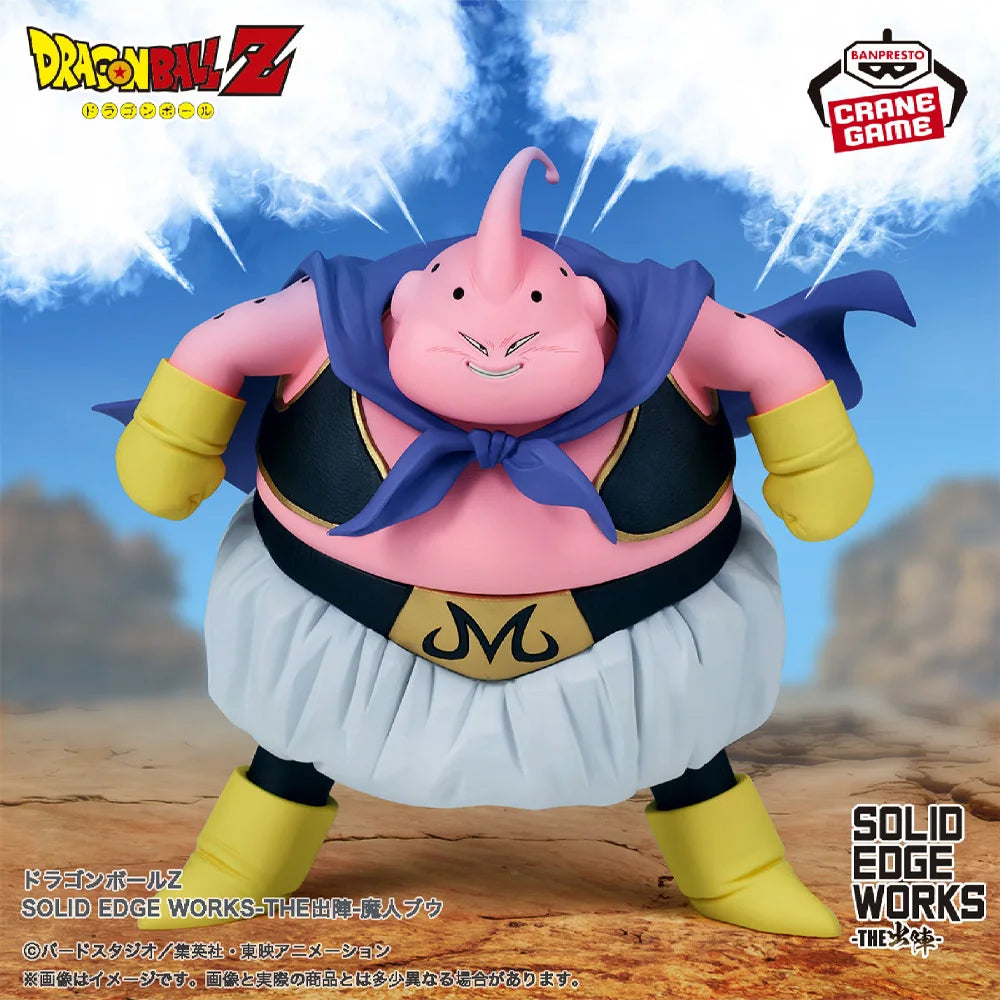 Original BANPRESTO Majin Buu Figure – Dragon Ball Z Solid Edge Works Collectible Toy