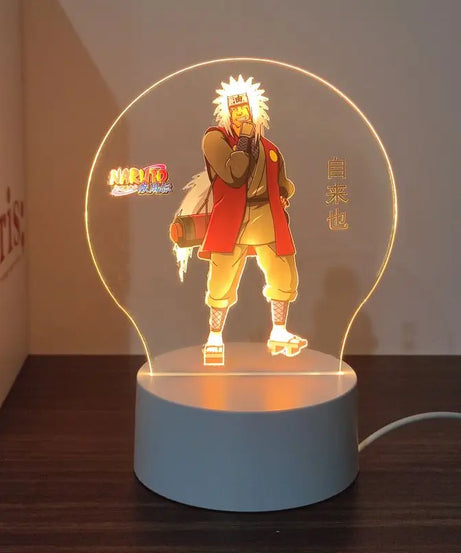 New Animation Naruto anime peripheral light-up stand night light Naruto Sasuke Uchiha Itachi Gaara Kakashi Tsunade holiday gift