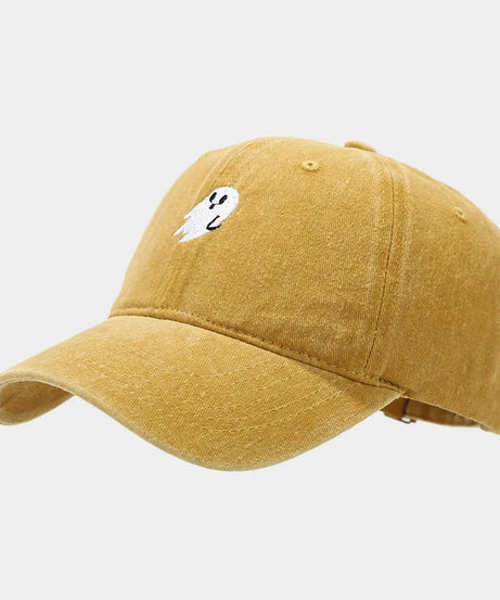 Four Seasons Cotton Ghost Embroidery Casquette Baseball Cap Adjustable Outdoor Snapback Hats for Men and Women 201