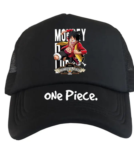 One Piece Creative Peripheral Hat Justice White Beard Luffy Anime Men and Women Sunshade Hats Duck Tongue Hat Mesh Hats