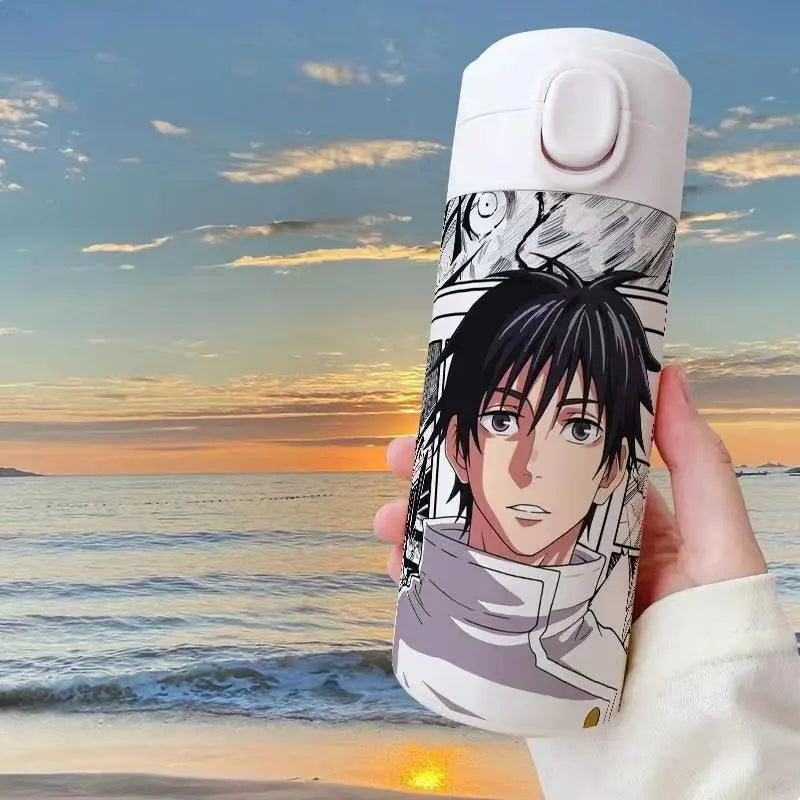 Gojo Satoru Jujutsu Kaisen Thermos Bottle – Anime Stainless Steel Water Cup