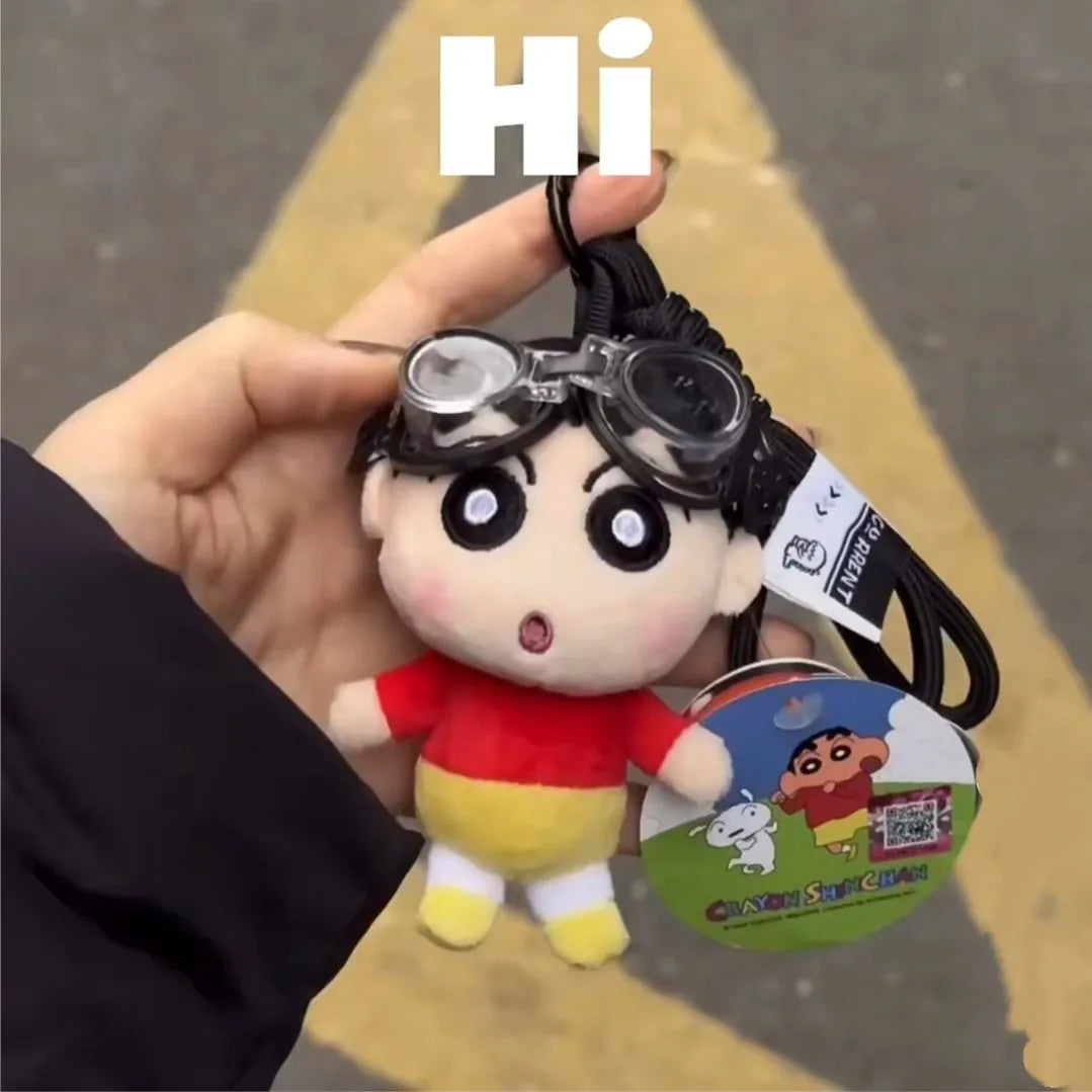 Cute Genuine Chef Series Crayon Shin-chan Plush Doll Keychain Bag Pendant Toy Gift