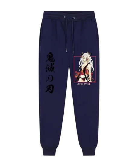 Anime Demon Slayer printed trousers men's comfortable fleece pants jogging men's trousers casual versatile sweatpants S-3XL