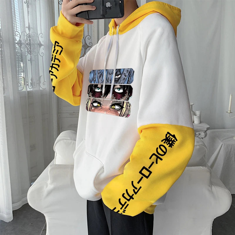 My Hero Academia League of Villains Eye Graphic Hoodie Harajuku Streetwear 4