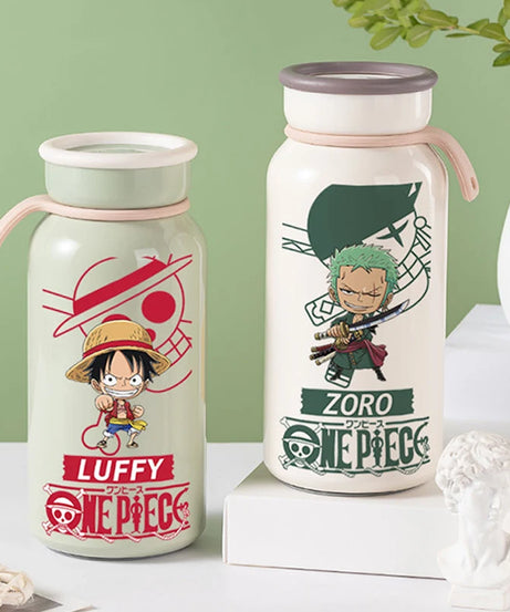 Anime One Piece Monkey D. Luffy Roronoa Zoro Nami Usopp Chopper Nico Robin Franky Insulated Cup Drinking Cup Anime Cup