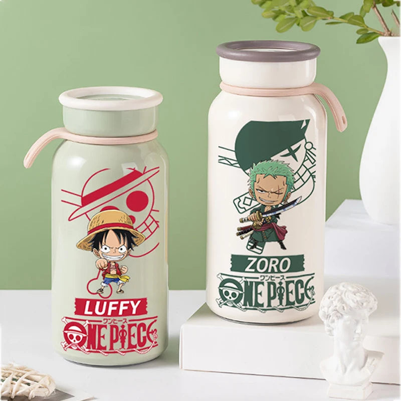 Anime One Piece Monkey D. Luffy Roronoa Zoro Nami Usopp Chopper Nico Robin Franky Insulated Cup Drinking Cup Anime Cup
