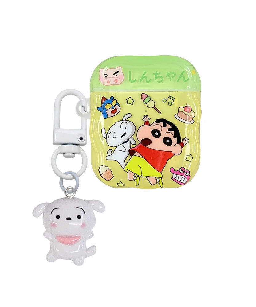 Shin-chan AirPods Case – Cute & Fun Anti-Drop Cover for Pro/Pro 2/3/4