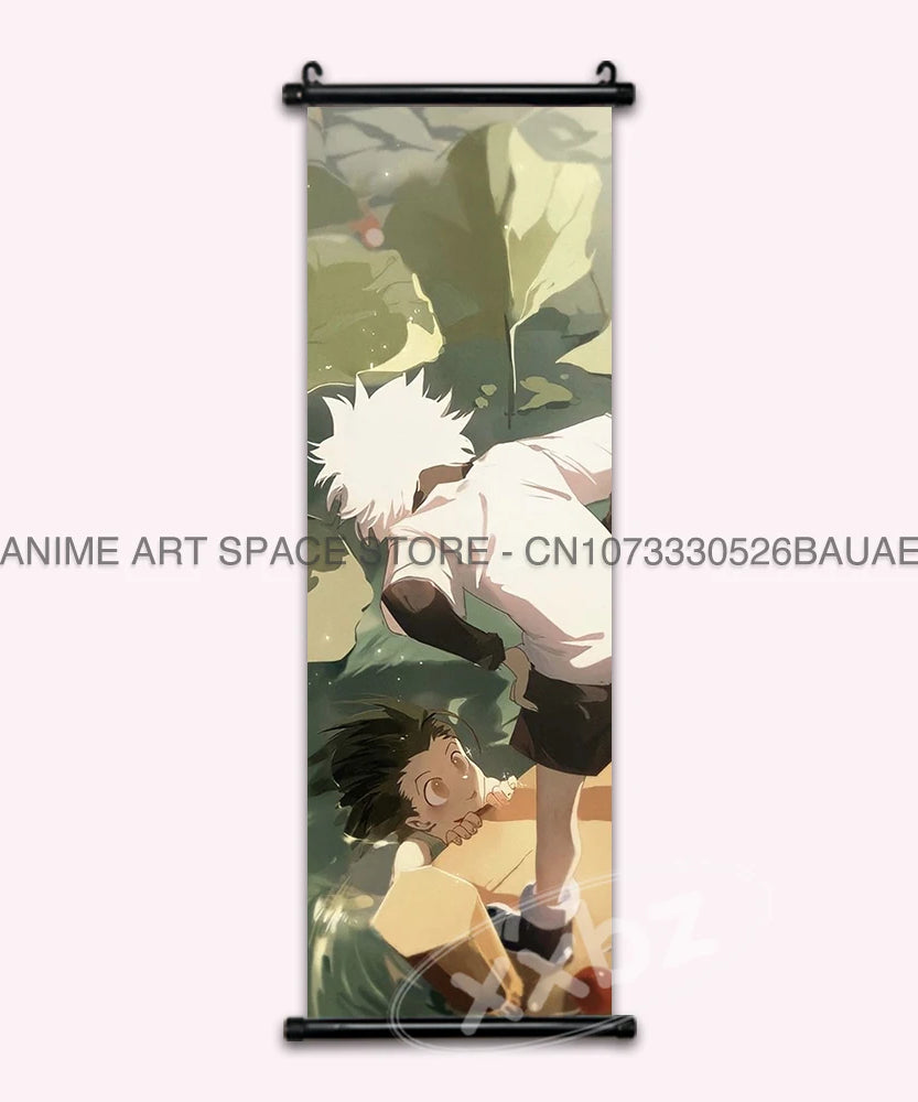 Hunter x Hunter Scroll Poster – Classic Anime Wall Art Canvas Decoration