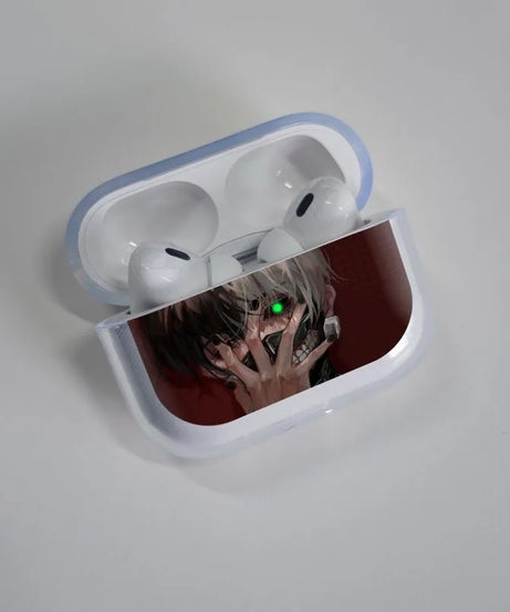 Anime Tokyo Ghoul black Matte Airpods Case for Airpods 3 2 1 Bluetooth Headphone Cover Kaneki Ken For Airpods Pod Case