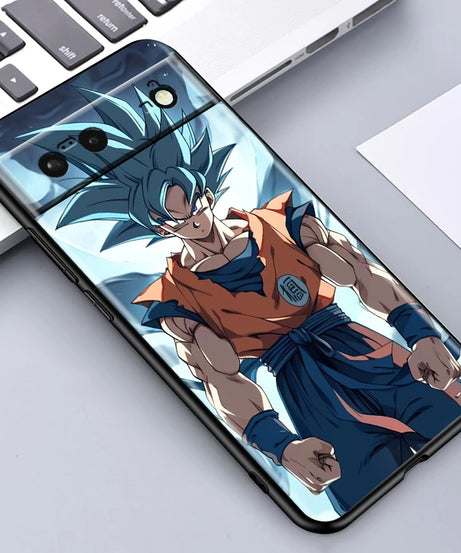Dragon Ball Z Shockproof Case – Goku Edition for Google Pixel 4–9 Series