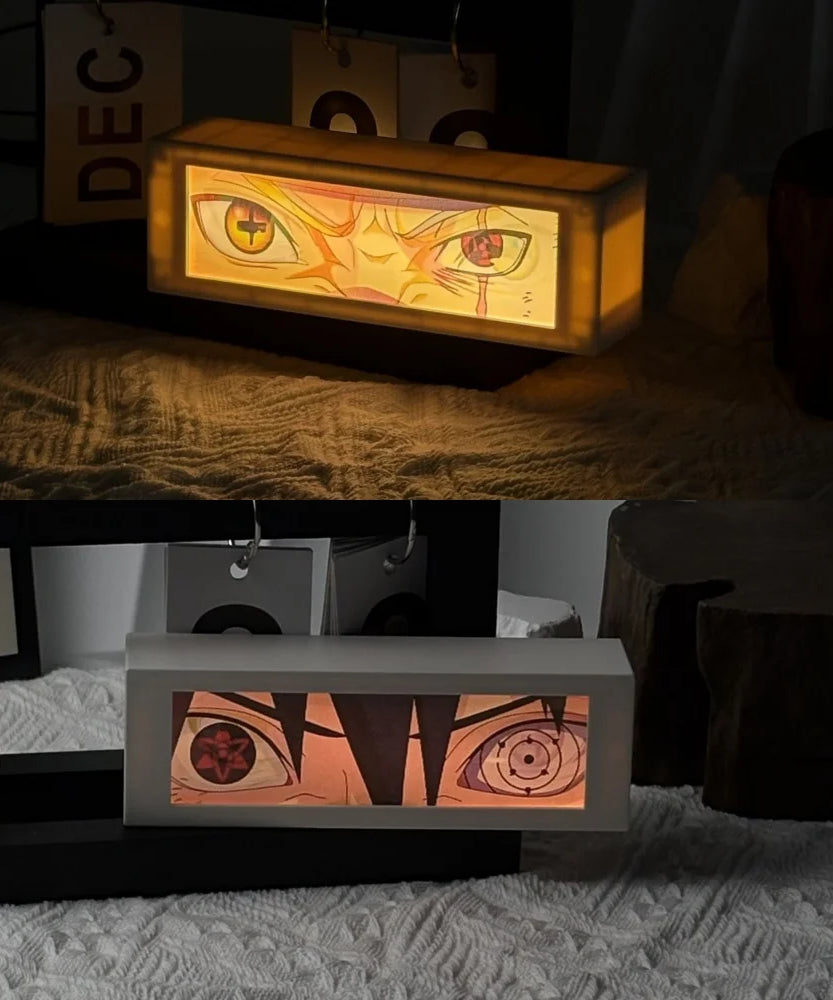 Anime 3D Motion Light Box – Manga Night Lamp for Bedroom & Gifts