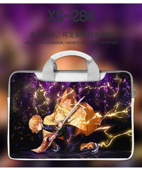 Demon Slayer Nezuko Tanjiro Notebook Laptop Bag Can Be Worn on One Shoulder As A Suitcase 12-16 Inches Anime Universal