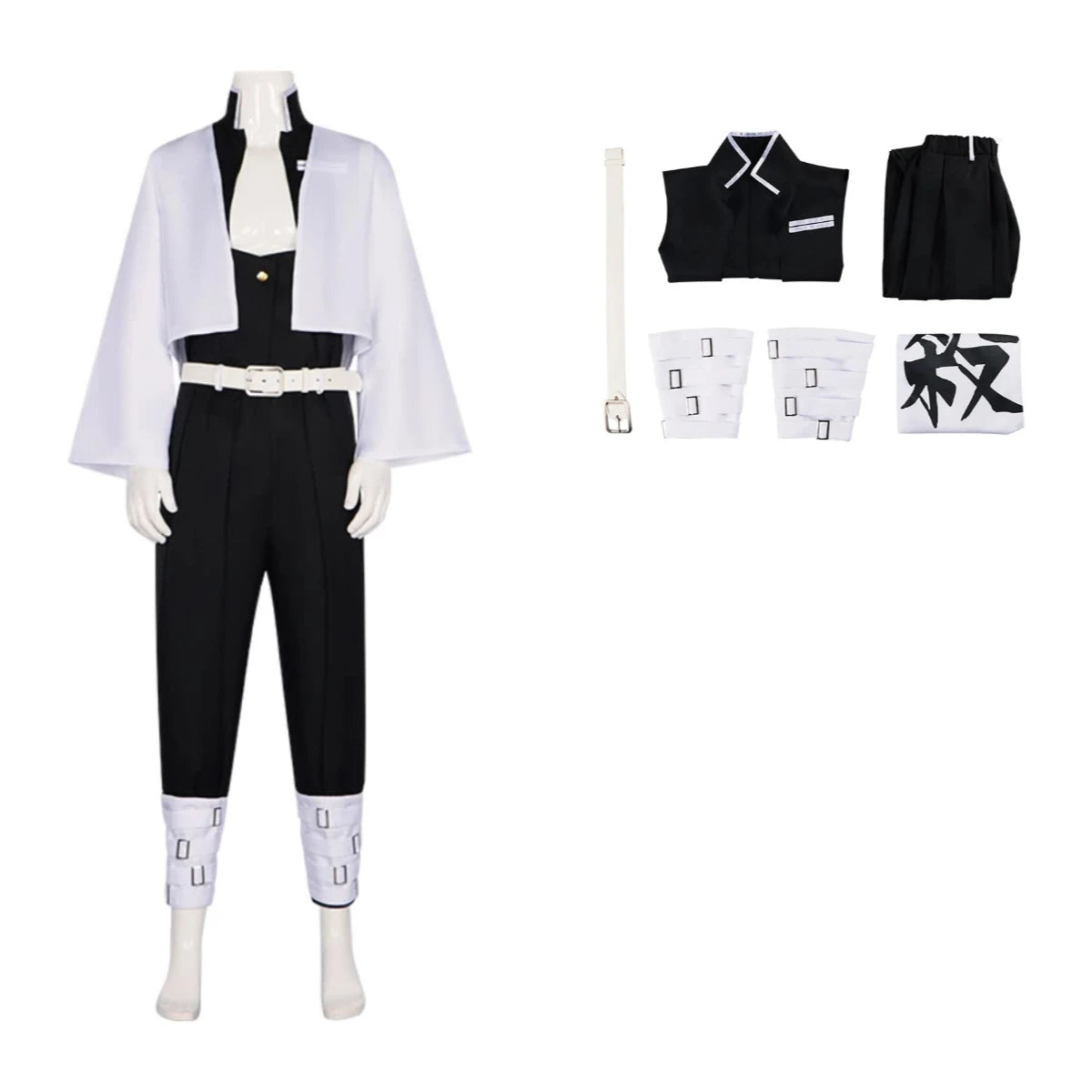 Demon Slayer Anime Peripheral Makomo Kanroji Mitsuri Kokushibo Nakime Costume  Style Kimono Cos Outfit Halloween Party