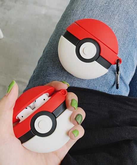 Cute Pokemon Poke Ball 3D Silicone Earphone Cases for Airpods pro 3 2 pro2 Wireless Bluetooth Headset Cover