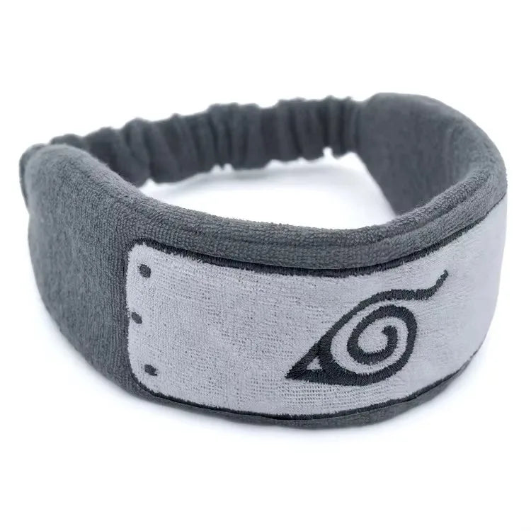 Hatake Kakashi Konoha Ninja Symbol Cosplay Cotton Headband & Wristband Set 3