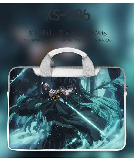 Demon Slayer Nezuko Tanjiro Notebook Laptop Bag Can Be Worn on One Shoulder As A Suitcase 12-16 Inches Anime Universal