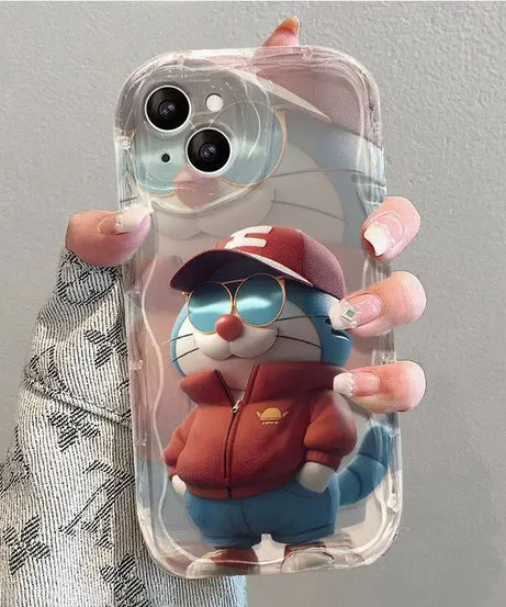 Doraemon Wave Soft Case – Samsung Galaxy A Series (A14, A34, A23, A13, M14 & More)