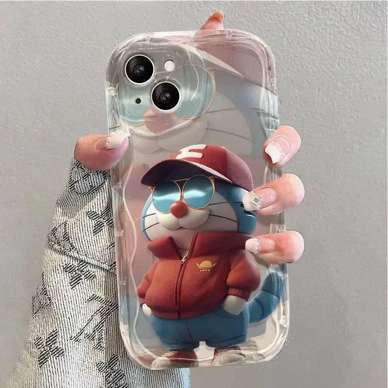 Doraemon Wave Soft Case – Samsung Galaxy A Series (A14, A34, A23, A13, M14 & More)