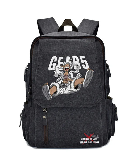 Anima One Piece Peripherals Luffy Ace Premium New Rucksack School Bag Trendy Large Capacity Backpack Bag Birthday Fan Gift