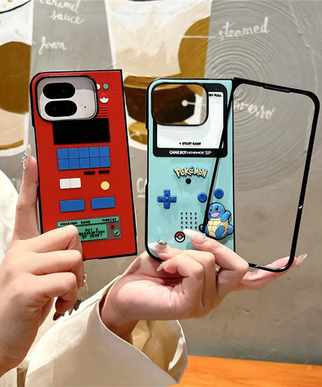 Pokémon Flip Case – Pikachu, Charmander & Squirtle | Google Pixel Fold Series