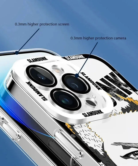 Anime Cool Slam Dunk Case For Xiaomi 13T 12T 11T 10T 14 13 12 11 Lite 5G NE POCO F6 X6 Pro X3 NFC X5 X4 GT F3 F4 F5 M6 M5S C65