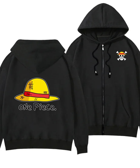 One Piece Anime Women Zip Up Hoodie Jacket Spring Autumn 2New Fashion Mens Sweatshirt Couple Promozed Clothes Coats