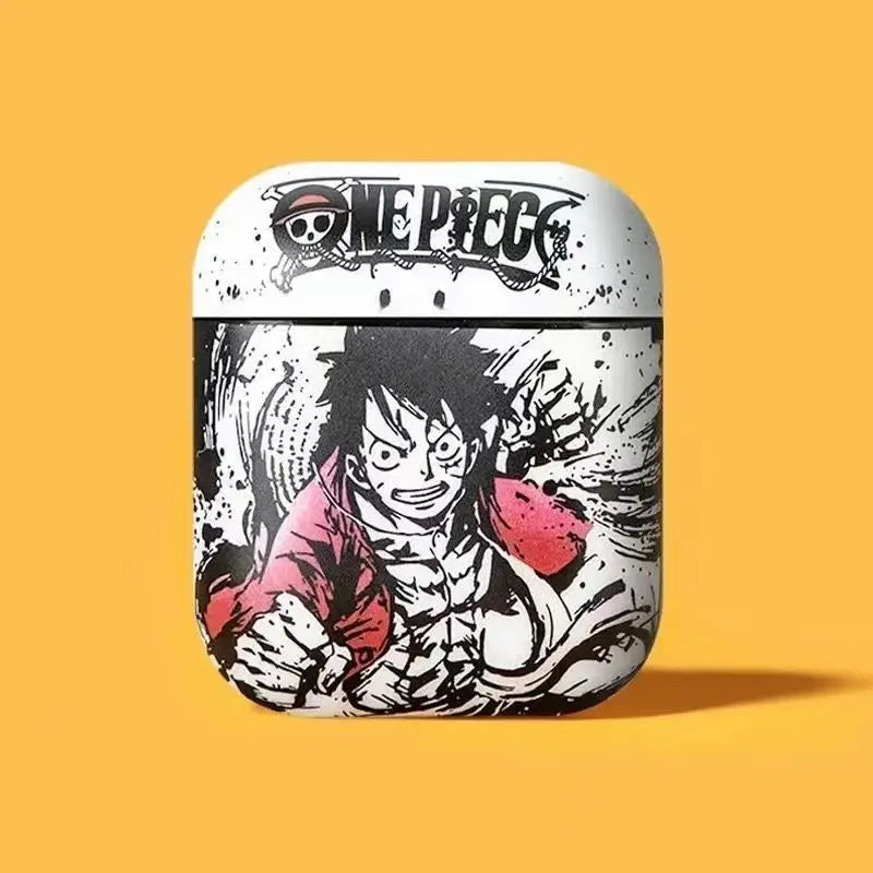 Anime One Piece Luffy Zoro Airpods Pro 2 Smart Cover Airpods 1/2/3 Protective Case for Iphone Bluetooth Earphones