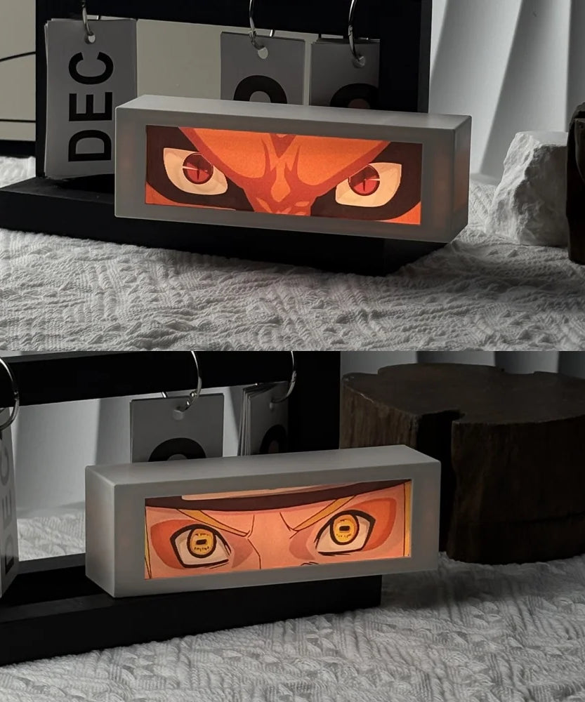 Anime 3D Motion Light Box – Manga Night Lamp for Bedroom & Gifts