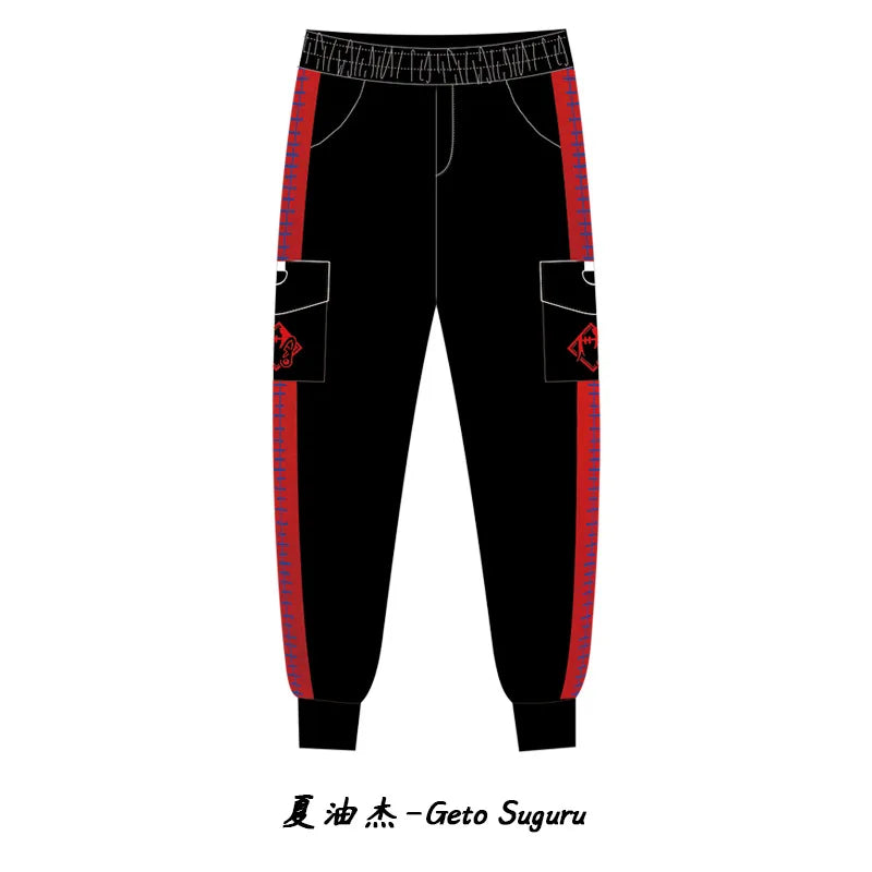 Jujutsu Kaisen Yuji Itadori Anime Peripherals Winter Male and Female Couples New Casual Overalls Trousers Sweatpants Pants Gifts