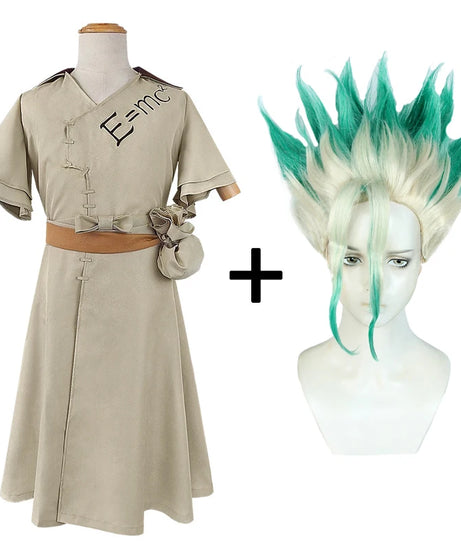 Senku Ishigami Cosplay Costume – Dr. Stone Anime Outfit for Halloween & Comic Con